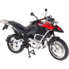 Motocykl BMW R 1200 GS czerwony RASTAR model 1:9 Metalowa karoseria